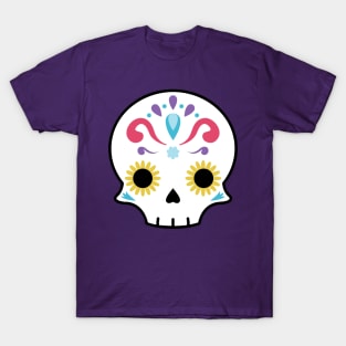 Sugar skull flower T-Shirt